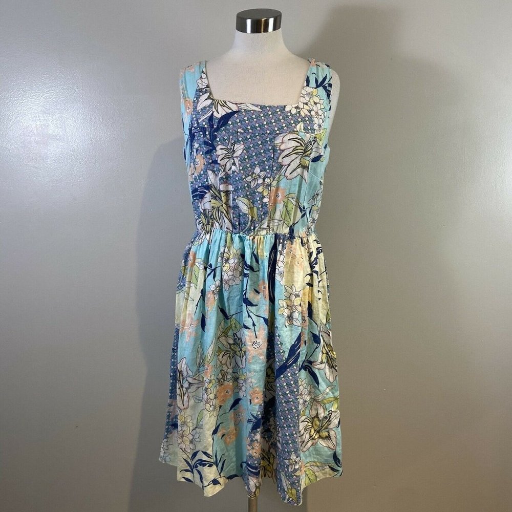 Malvin I love Linen Floral Dress